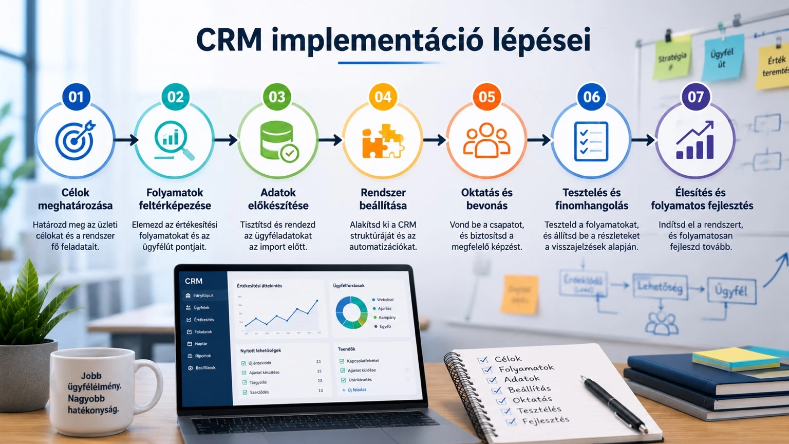 crm rendszer implementáció