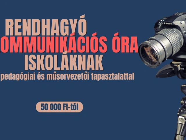 Rendhagyó kommunikációs óra iskoláknak