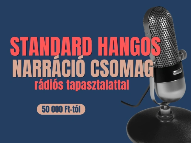 Standard hangos narráció csomag