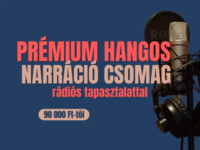 Prémium hangos narráció csomag