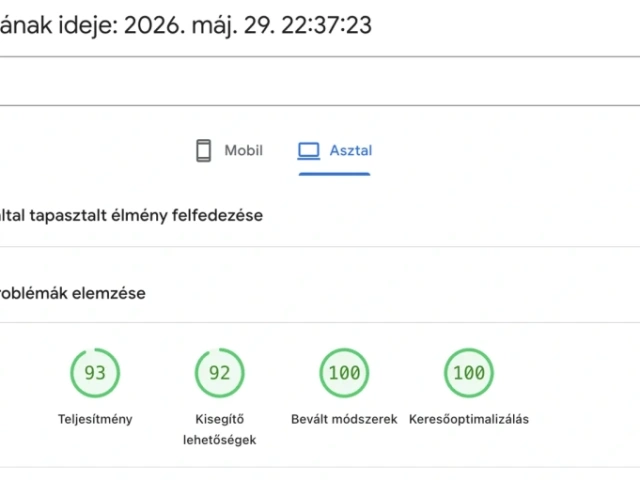 Professzionális weboldal készítés