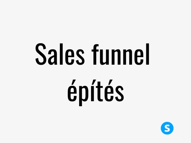 Sales funnel építés