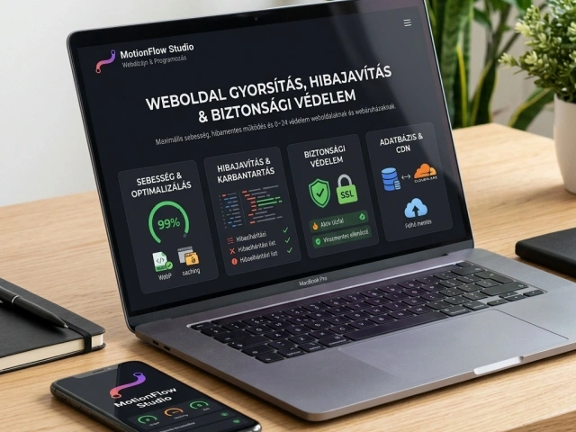 Weboldal gyorsítás, technikai hibajavítás és biztonsági védelem