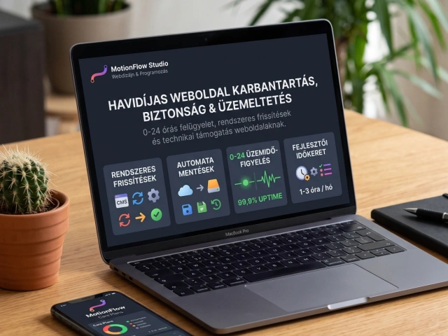 Havidíjas weboldal karbantartás (Website Care Plans)