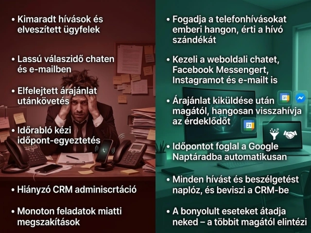 AI ügyfélasszisztens – egyetlen hívás és ajánlat se vesszen el