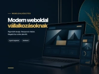 Modern, mobilbarát weboldalt készítek vállalkozásodnak