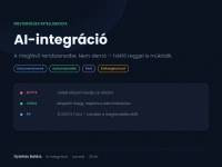 AI-integráció a meglévő rendszeredbe - dokumentumfeldolgozás, automatizálás, LLM