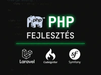 PHP / Laravel / Symphony / CodeIgniter alapú fejlesztés