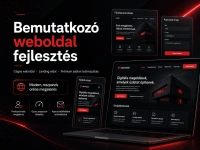 Bemutatkozó weboldal fejlesztés