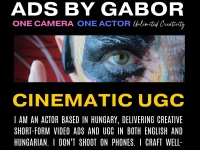 Creative Short-form videóstartalom gyártás, One-Man Camera Crew, Színész