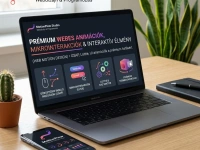 Prémium webes animációk, mikrointerakciók (Web Motion Design)
