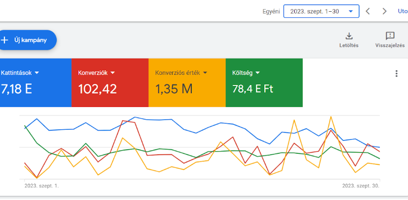 Google Ads hirdetésmenedzsment