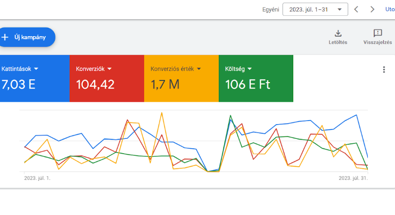 Google Ads hirdetésmenedzsment