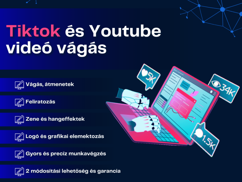 TikTok/YouTube Videó Vágó - Social Media Videószerkesztő