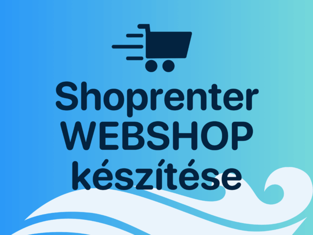 Webshop készítés - Shoprenter (Teljeskörű kivitelezés)