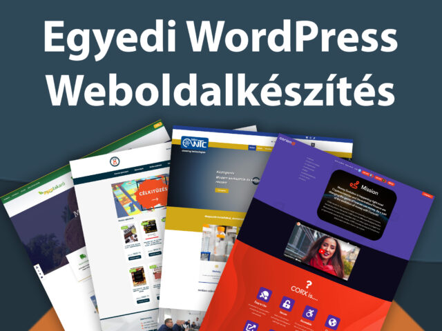 Egyedi WordPress Weboldalkészítés