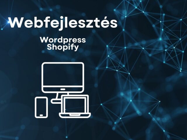 Wordpress weboldal vagy Shopify webshop készítése