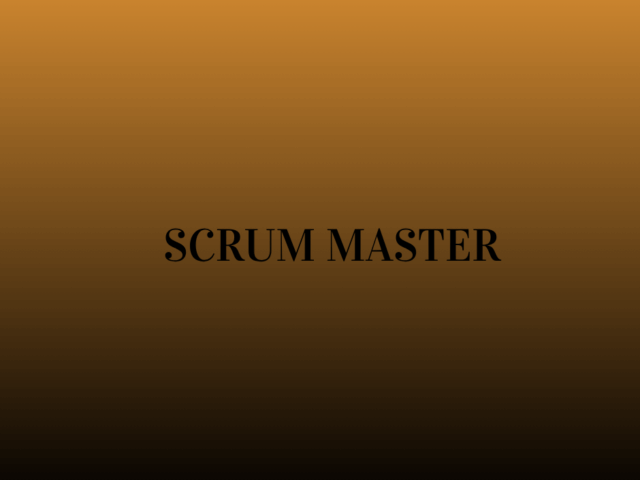 Scrum Master