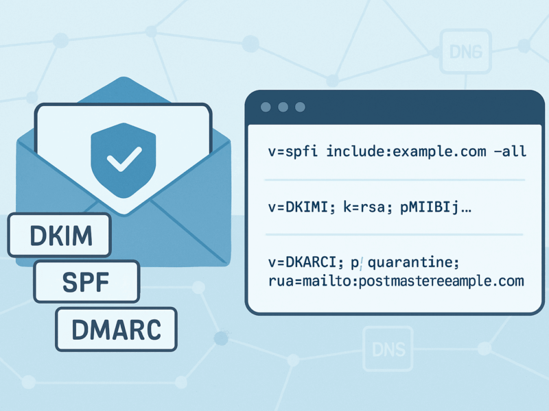 Spam probléma? SPF, DKIM és DMARC rekordok beállítása