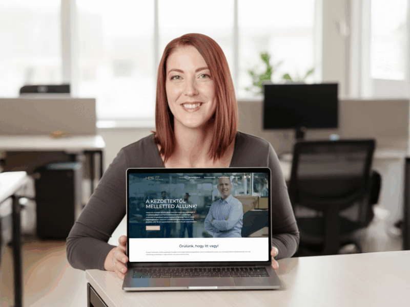 Prémium weboldal készítés – egyedi design és ügyfélszerzésre épülő struktúra