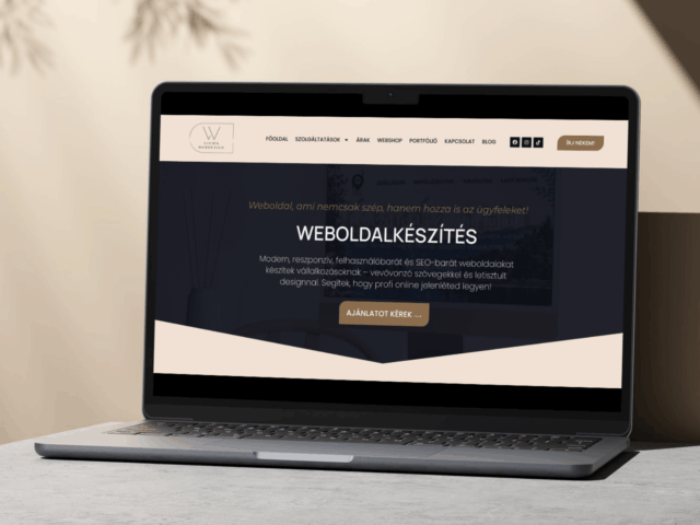 WordPress weboldalkészítés