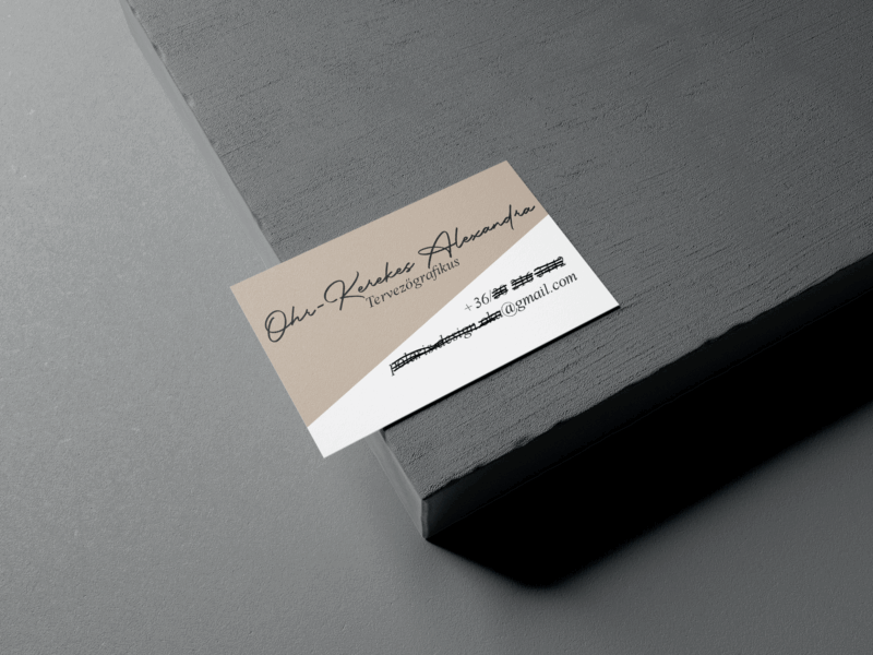 Névjegykártya tervezés