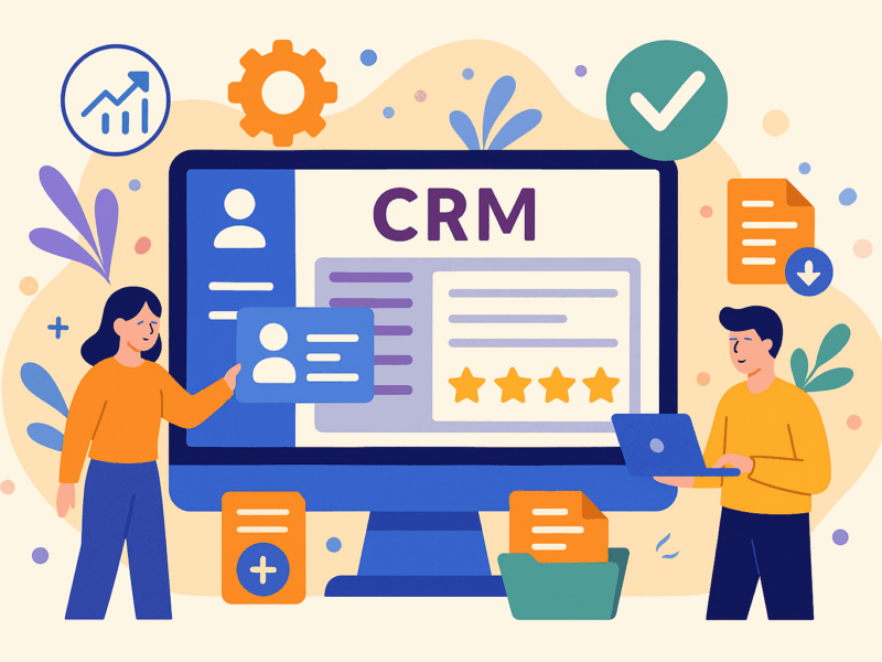 Egyedi skálázható alap CRM rendszer