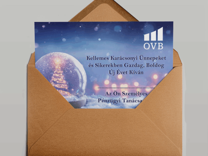 Karácsonyi képeslap tervezés