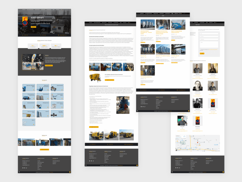Egyoldalas WordPress bemutatkozó weboldal