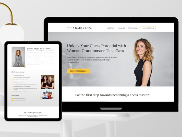 Egyoldalas WordPress bemutatkozó weboldal