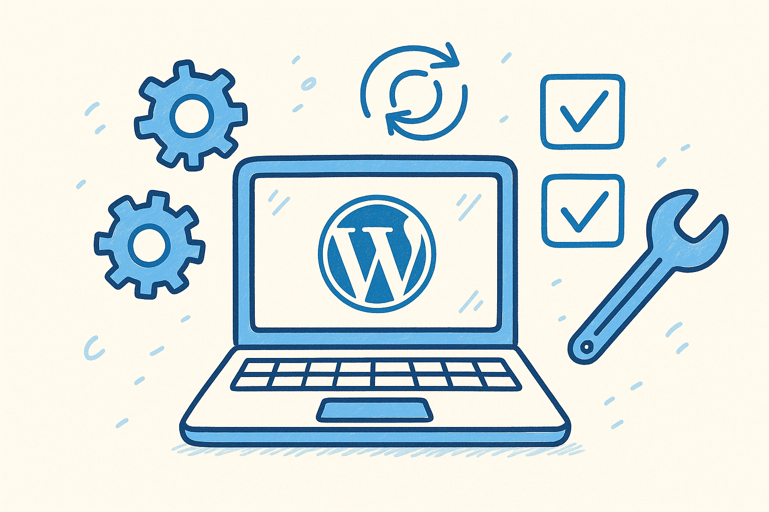 WordPress havi karbantartás