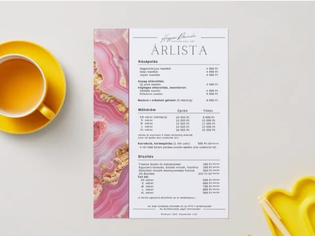 Szórólap, plakát és egyszerű grafikai anyagok tervezése