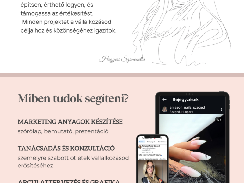 Social media posztok és borítóképek készítése