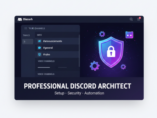 Professzionális Discord Szerverépítés és Közösségi Menedzsment