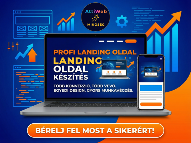 Landing oldal készítés - Konverzióra optimalizálva