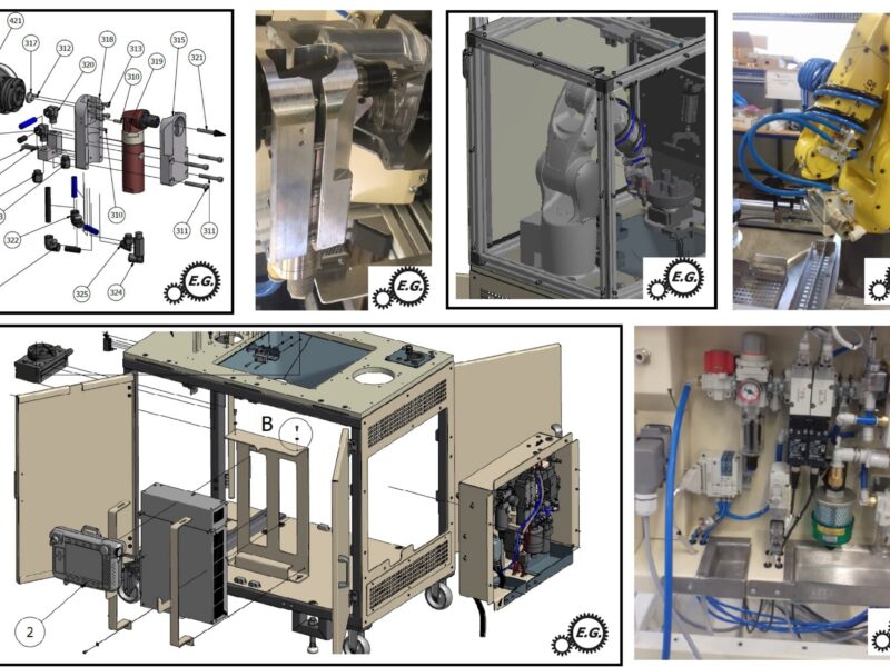 Gépészeti tervezés (3d, szerelési, gyártási rajzok)