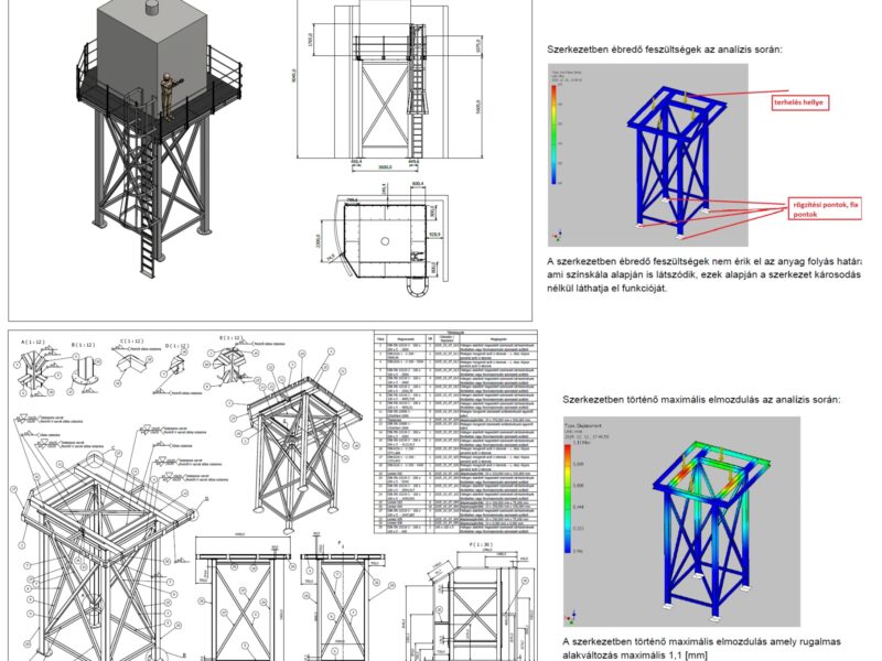 Gépészeti tervezés (3d, szerelési, gyártási rajzok)