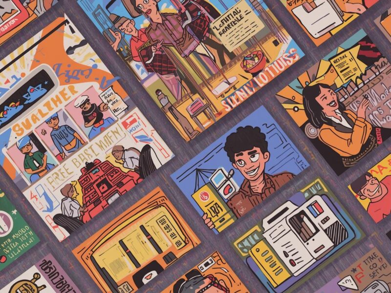 Digitális rajzok és egyedi grafikai illusztrációk