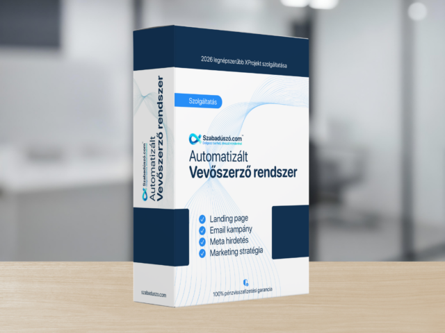 Vevőszerző Rendszer - Értékesítési tölcsérre épülő marketing stratégia felépítése teljeskörű kivitelezéssel