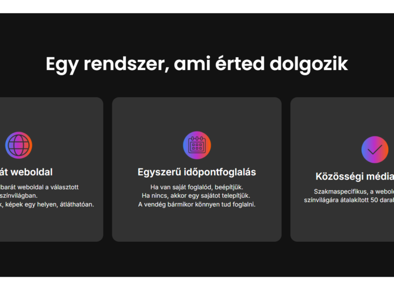 Weboldal készítése