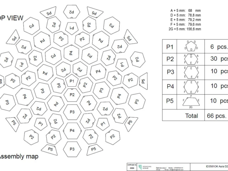 Kupola 3d modelljének kiszerkesztése.