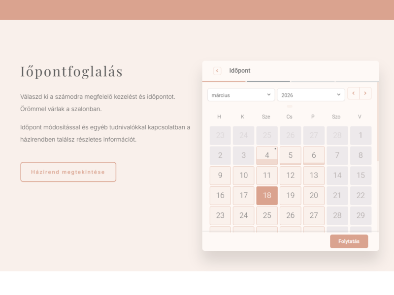 Weboldal készítése