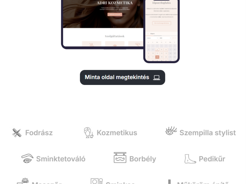 Weboldal készítése